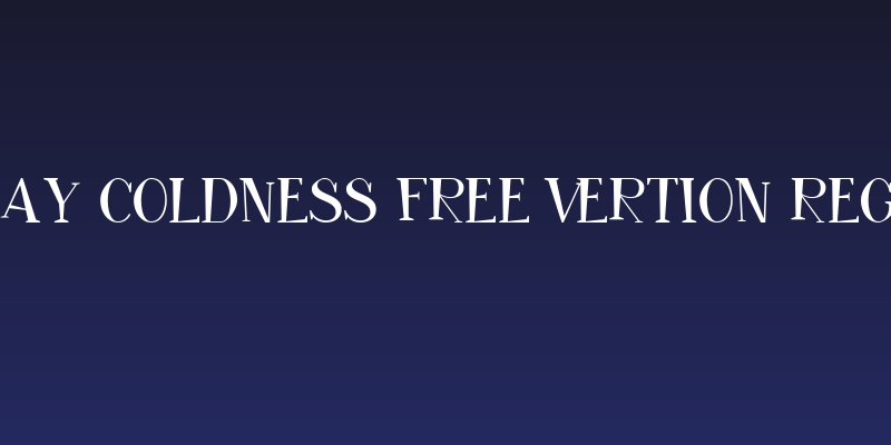 Monday coldness free vertion Regular Social Header