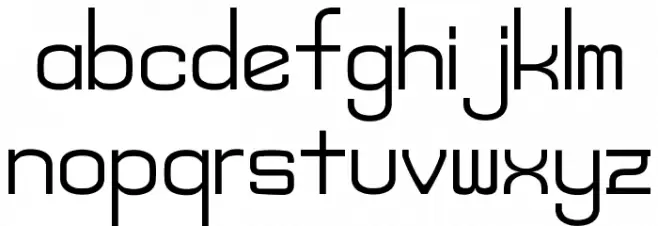 Monday [sRB] Font Litere mici