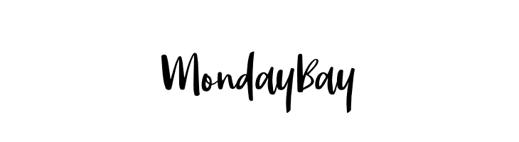 MondayBay  les polices de caractères gratuit tlcharger