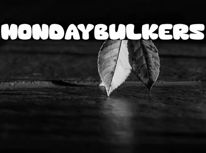 MondayBulkers Font examples