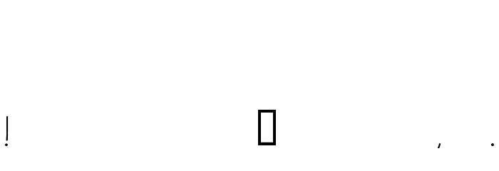 MondayMorning-Regular Font OTHER CHARS