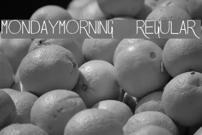 MondayMorning-Regular Example 3