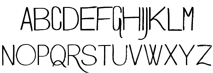 MondayMorning-Regular Font LOWERCASE