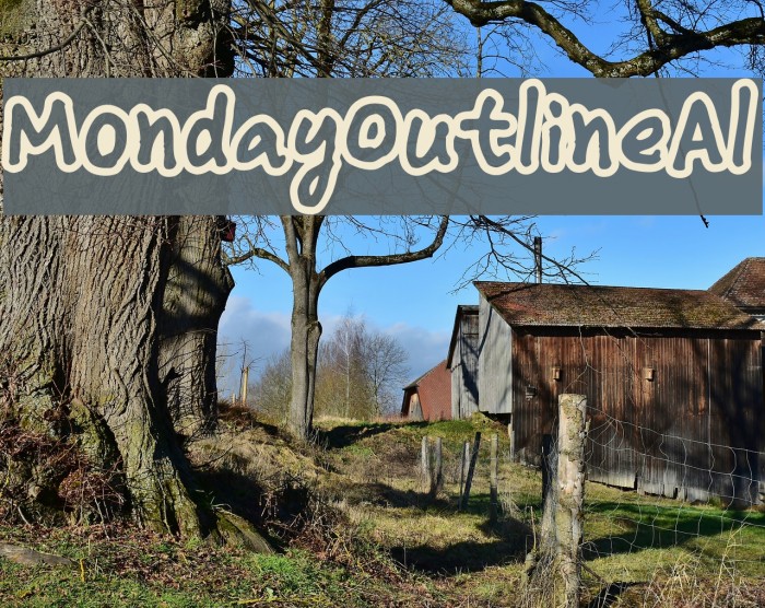 MondayOutlineAl Example 2