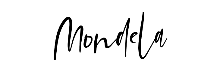 Mondela  Скачать бесплатные шрифты