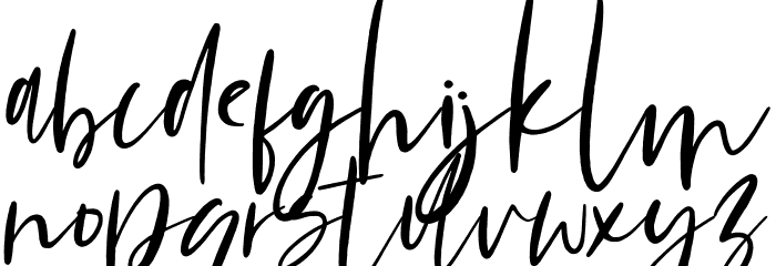 Mondela Font LOWERCASE