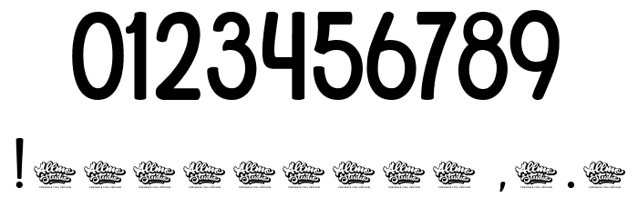 Mondella Demo Font OTHER CHARS