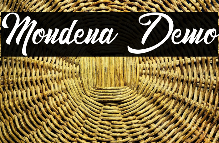 Mondena Demo Example 1