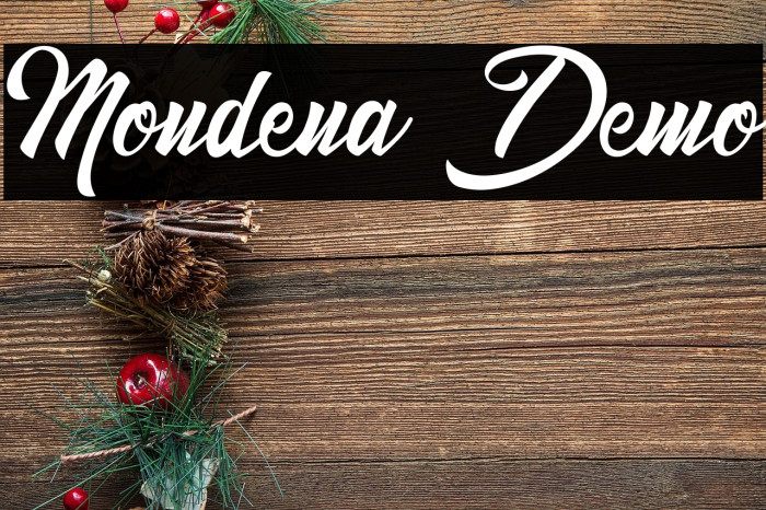 Mondena Demo Example 3