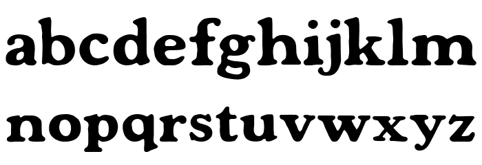 Mondeur Regular Font LOWERCASE