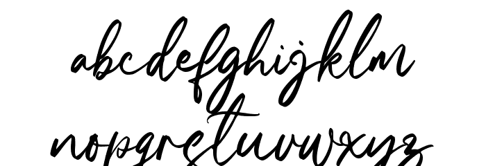 Mondevilla Font LOWERCASE