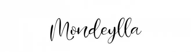 Mondeylla  Frei Schriftart Herunterladen