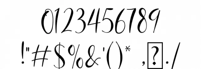 Mondeylla Font OTHER CHARS