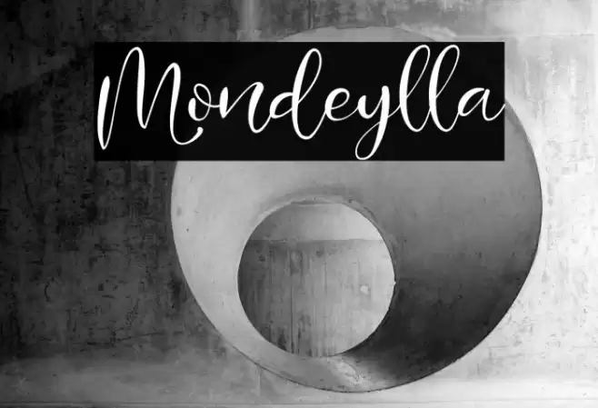 Mondeylla Font examples
