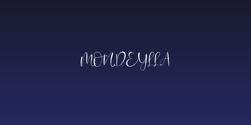 Mondeylla Social Header