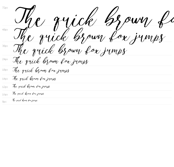 Mondier Free Italic Waterfall