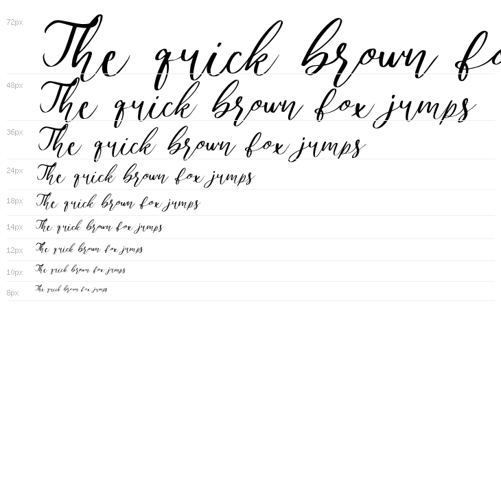 MondierFree-Italic Waterfall