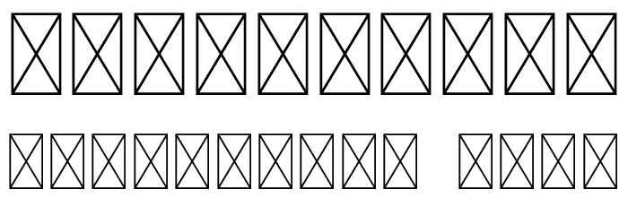 MondierFree-Regular Font OTHER CHARS