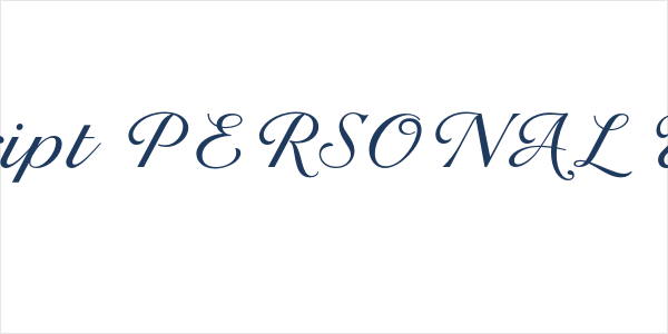 Mondira Script PERSONAL USE Regular Logo