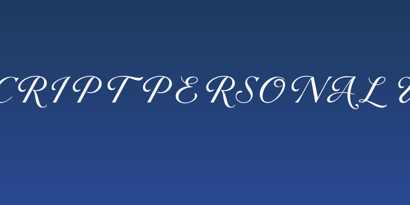 Mondira Script PERSONAL USE Regular Social Header