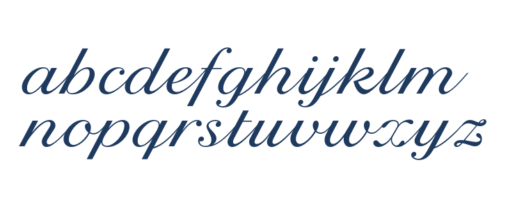 Mondira Script PERSONAL USE Regular Lowercase