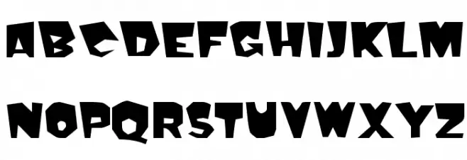 Mondo Bold Schriftart Groß