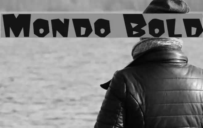 Mondo Bold Font examples