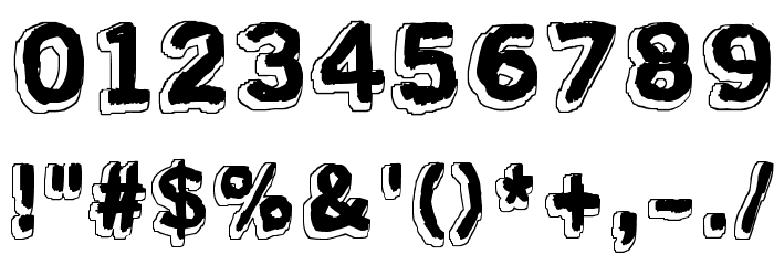 Mondo Bongo Font OTHER CHARS