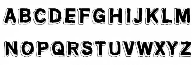 Mondo Bongo Schriftart Groß
