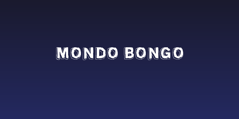 Mondo Bongo Social Header