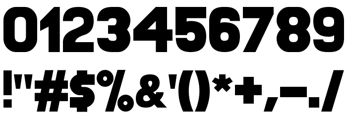 Mondo Cane Font OTHER CHARS