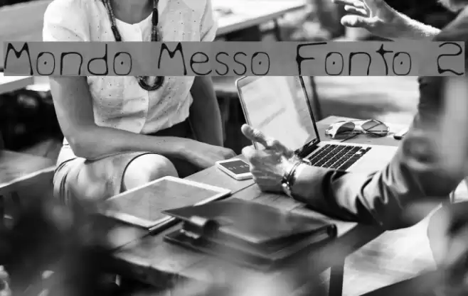 Mondo Messo Fonto 2 Font examples