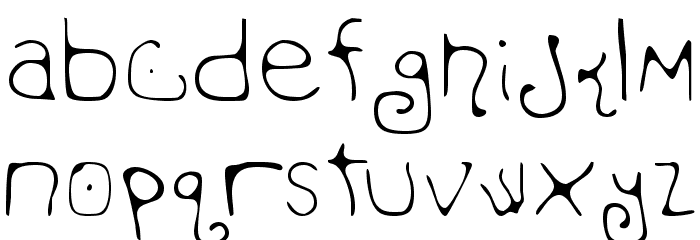Mondo Messo Fonto 2 Font LOWERCASE