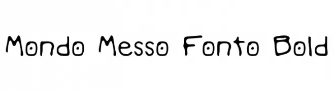 Mondo Messo Fonto Bold  Fuentes Gratis Descargar