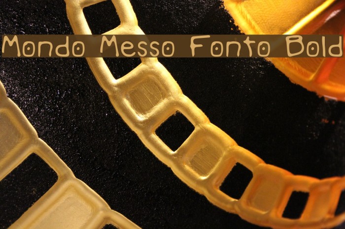 Mondo Messo Fonto Bold Example 1