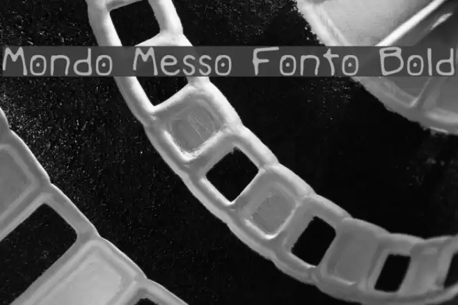 Mondo Messo Fonto Bold Font examples