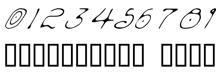 Mondo Messo Fonto Italic Font OTHER CHARS