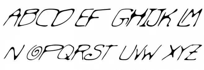 Mondo Messo Fonto Italic Fonte MAIÚSCULAS