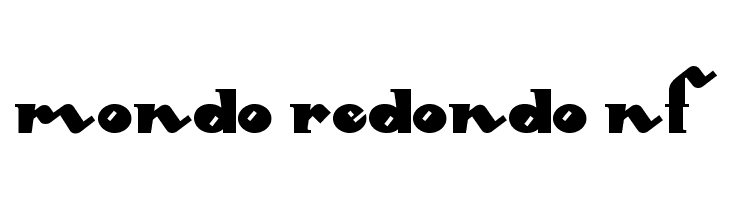 Mondo Redondo NF  Frei Schriftart Herunterladen
