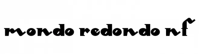 Mondo Redondo NF  Descarca Fonturi Gratis
