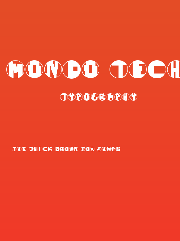 Mondo Techno Poster