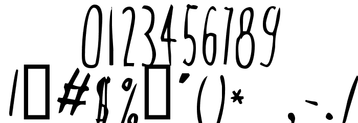 Mondo Font OTHER CHARS