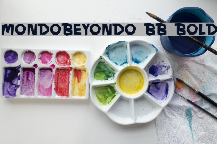 MondoBeyondo BB Bold Font examples