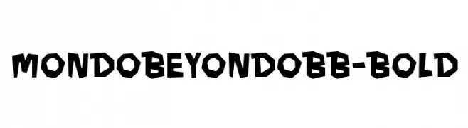 MondoBeyondoBB-Bold  Скачать бесплатные шрифты