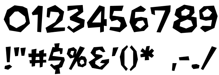 MondoBeyondoBB Font OTHER CHARS