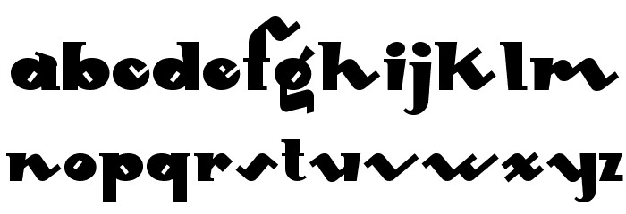 MondoRedondoNF Font LOWERCASE