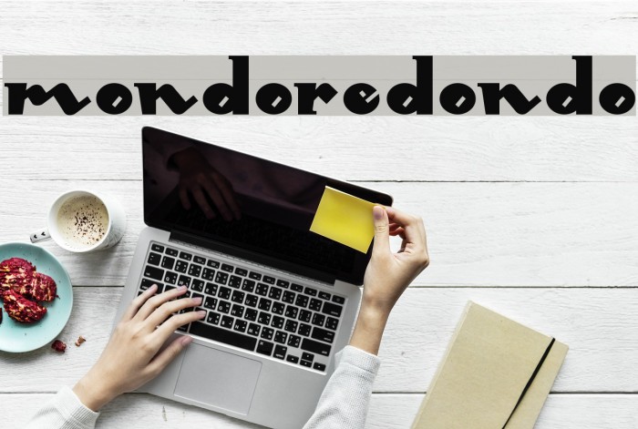 MondoRedondo Font examples