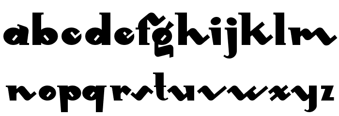 MondoRedondo Font LOWERCASE