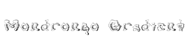 Mondrongo Gradient  Скачать бесплатные шрифты