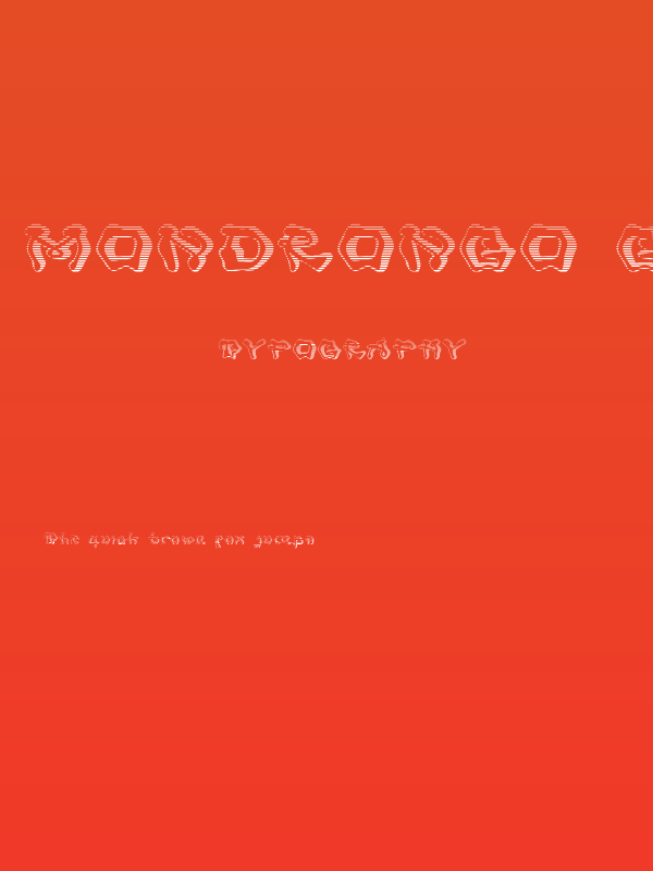 Mondrongo Gradient Poster